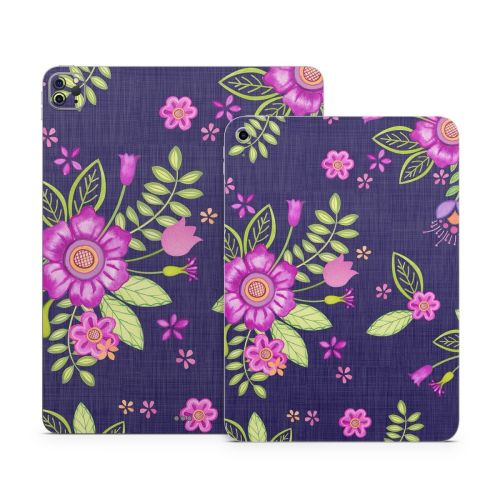 Folk Floral Apple iPad Series Skin