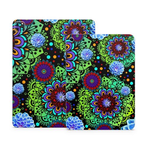 Funky Floratopia Apple iPad Series Skin