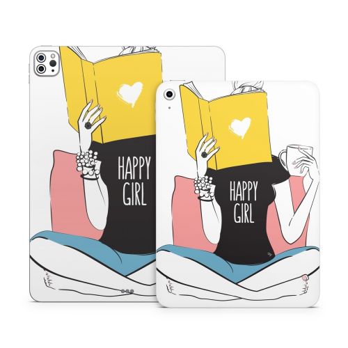 Happy Girl Apple iPad Series Skin
