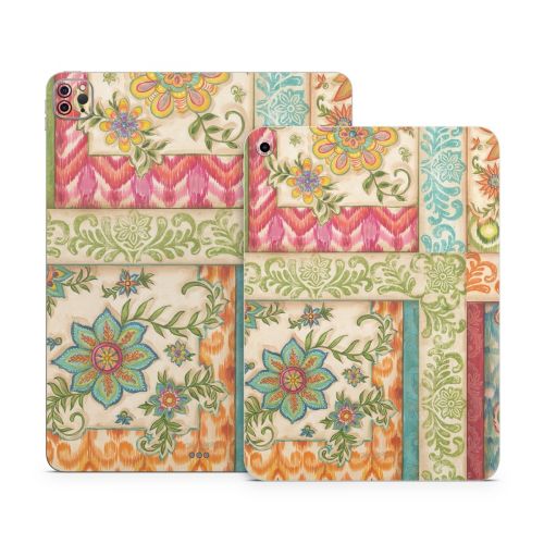 Ikat Floral Apple iPad Series Skin