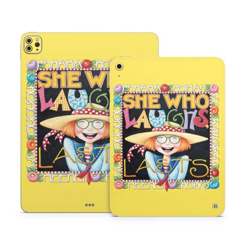 She Who Laughs Apple iPad Series Skin