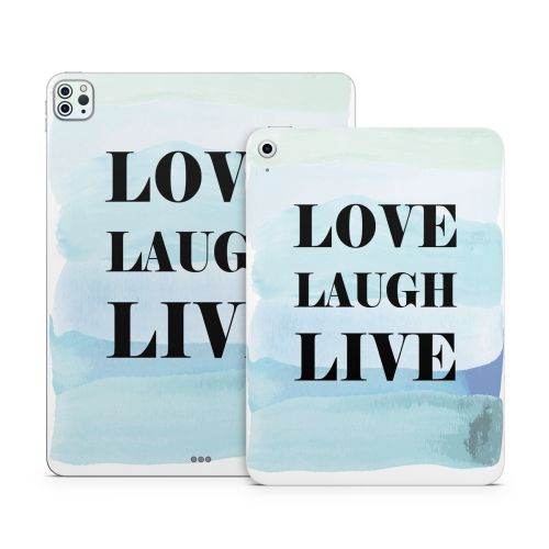 Love Laugh Live Apple iPad Series Skin