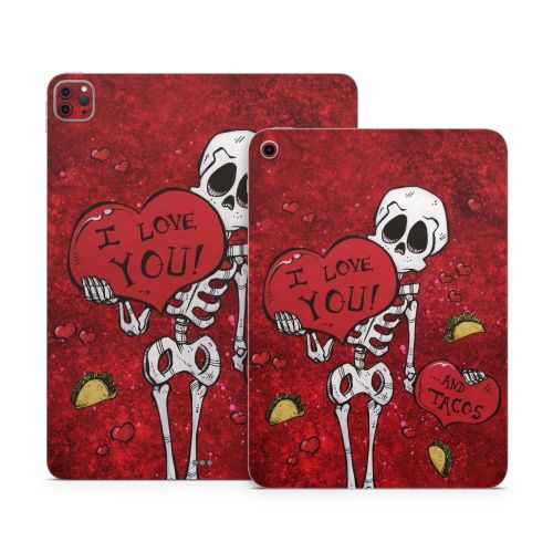 I Love You And Tacos Apple iPad Series Skin