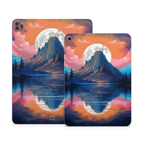 Mountain Moonrise Apple iPad Series Skin