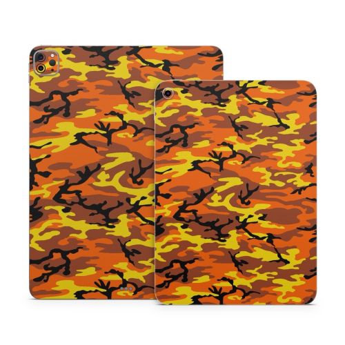 Orange Camo Apple iPad Series Skin
