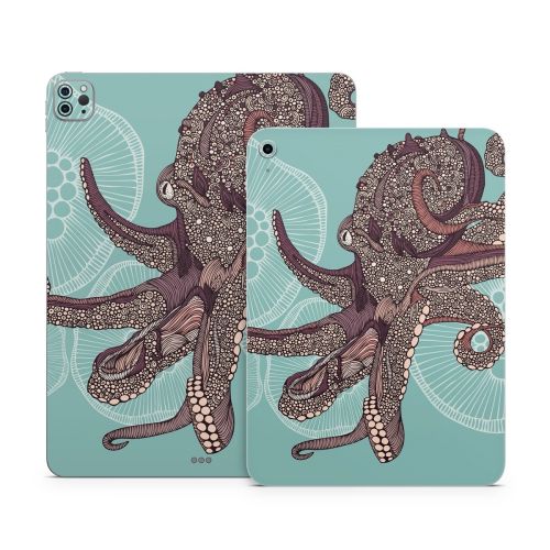 Octopus Bloom Apple iPad Series Skin