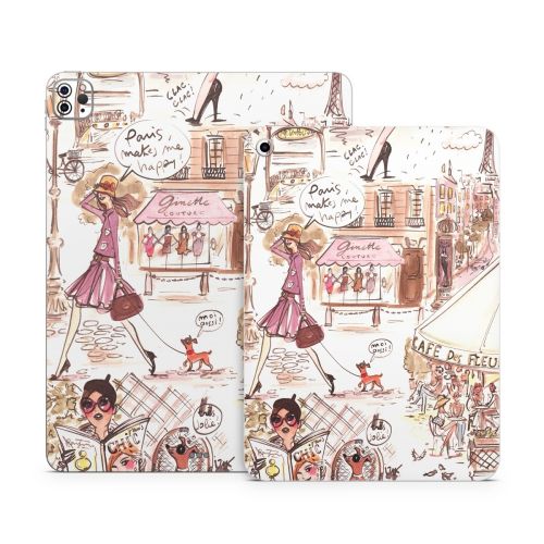 Paris Makes Me Happy Apple iPad Series Skin