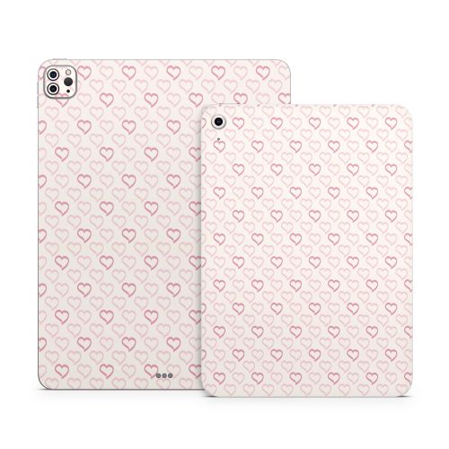 Patterned Hearts Apple iPad Series Skin