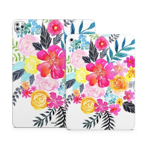 Pink Bouquet Apple iPad Series Skin