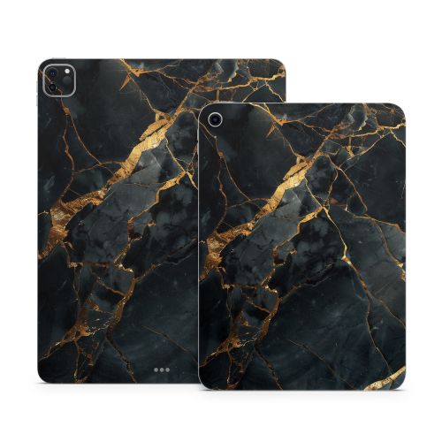 Repaired Black Marble Apple iPad Series Skin