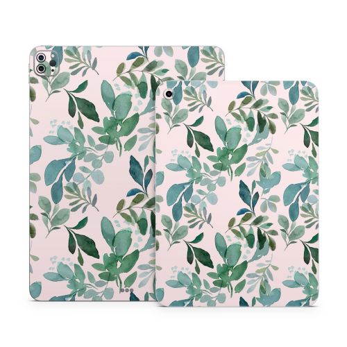 Sage Greenery Apple iPad Series Skin