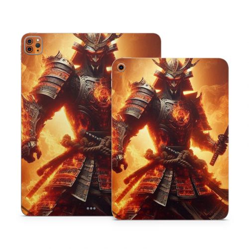 Samurai Fire Apple iPad Series Skin