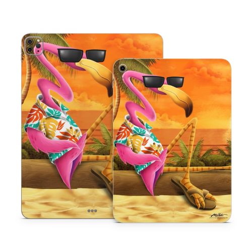 Sunset Flamingo Apple iPad Series Skin
