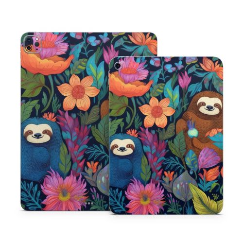 Garden of Slothy Delights Apple iPad Series Skin