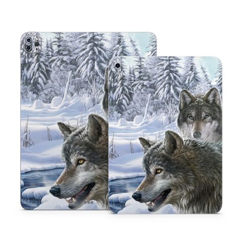 Snow Wolves Apple iPad Series Skin