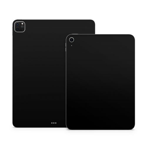Solid State Black Apple iPad Series Skin