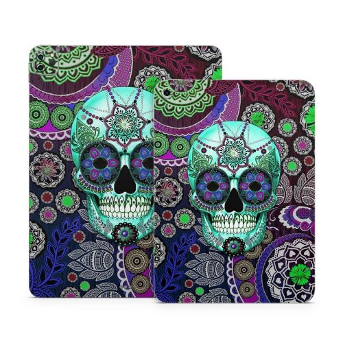 Sugar Skull Sombrero Apple iPad Series Skin