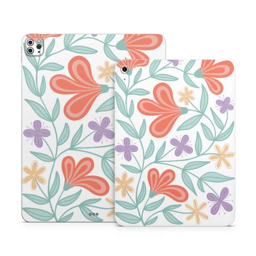 Summer Blooms Apple iPad Series Skin