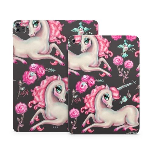Unicorns and Roses Apple iPad Series Skin