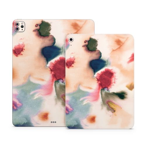 Abstract Watercolor Mineral Apple iPad Series Skin