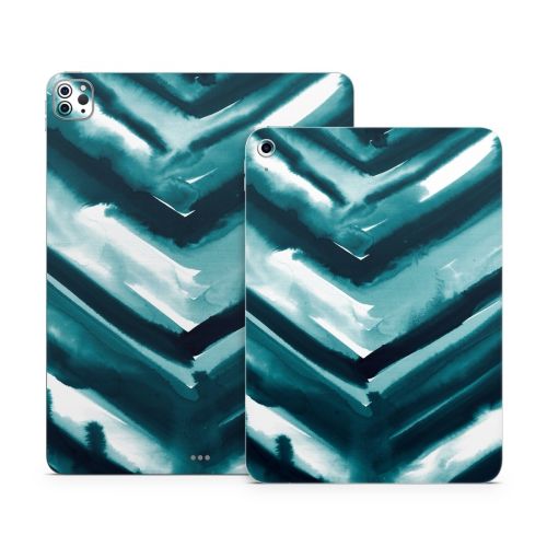 Watercolor Chevron Apple iPad Series Skin