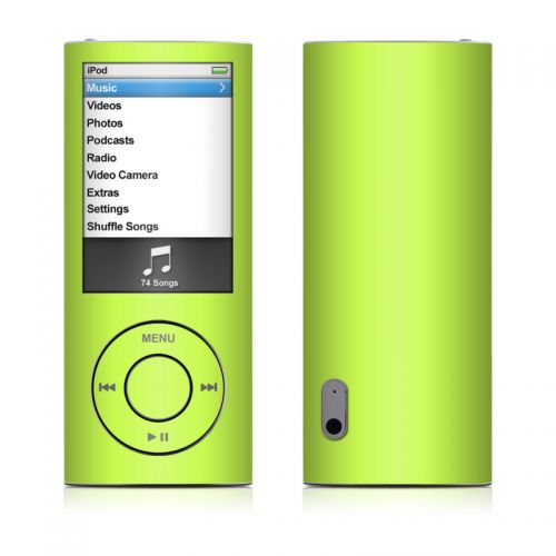 Solid State Lime iPod nano 5th Gen Skin