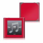 Solid State Red iPod nano 6th Gen Skin