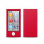 Solid State Red iPod nano 7th Gen Skin