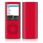 Solid State Red iPod nano 4th Gen Skin