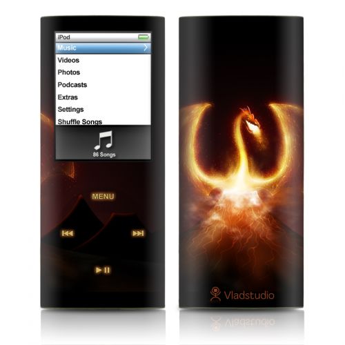 Fire Dragon iPod nano 4th Gen Skin