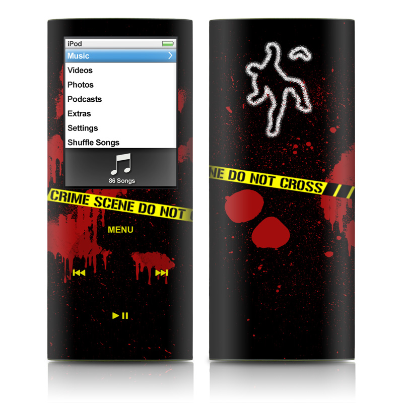iPod nano 4th Gen Skin design of Red, Black, Font, Text, Logo, Graphics, Graphic design, Room, Carmine, Fictional character, with black, red, green colors