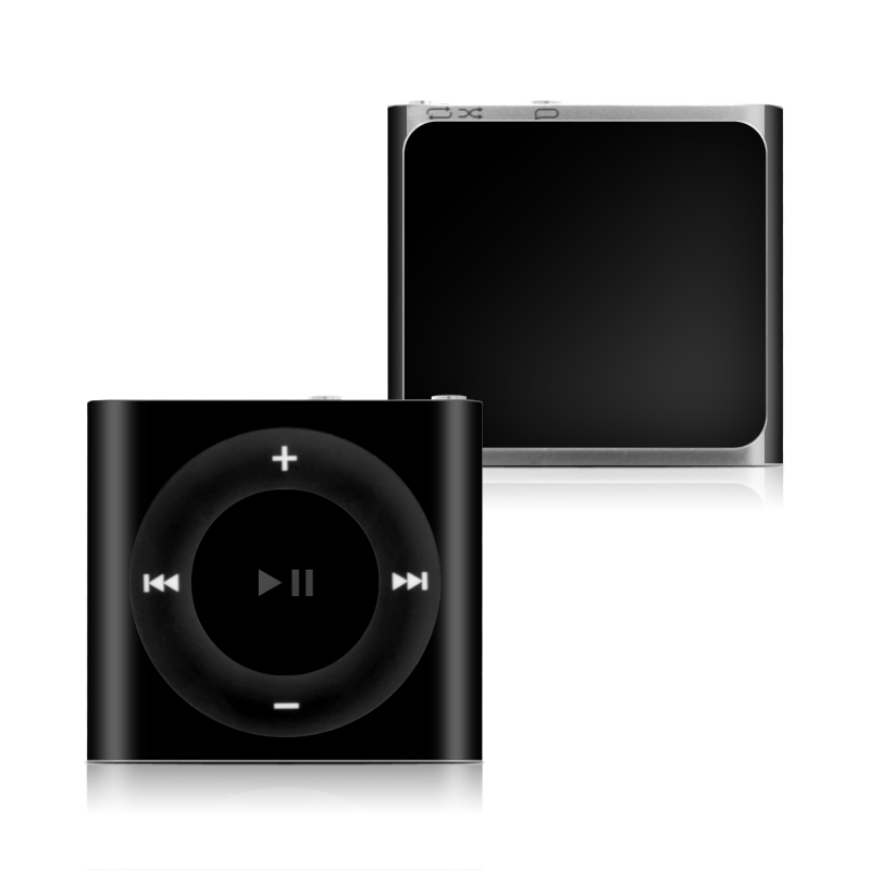iPod shuffle 4th Gen Skin design of Black, Darkness, White, Sky, Light, Red, Text, Brown, Font, Atmosphere, with black colors