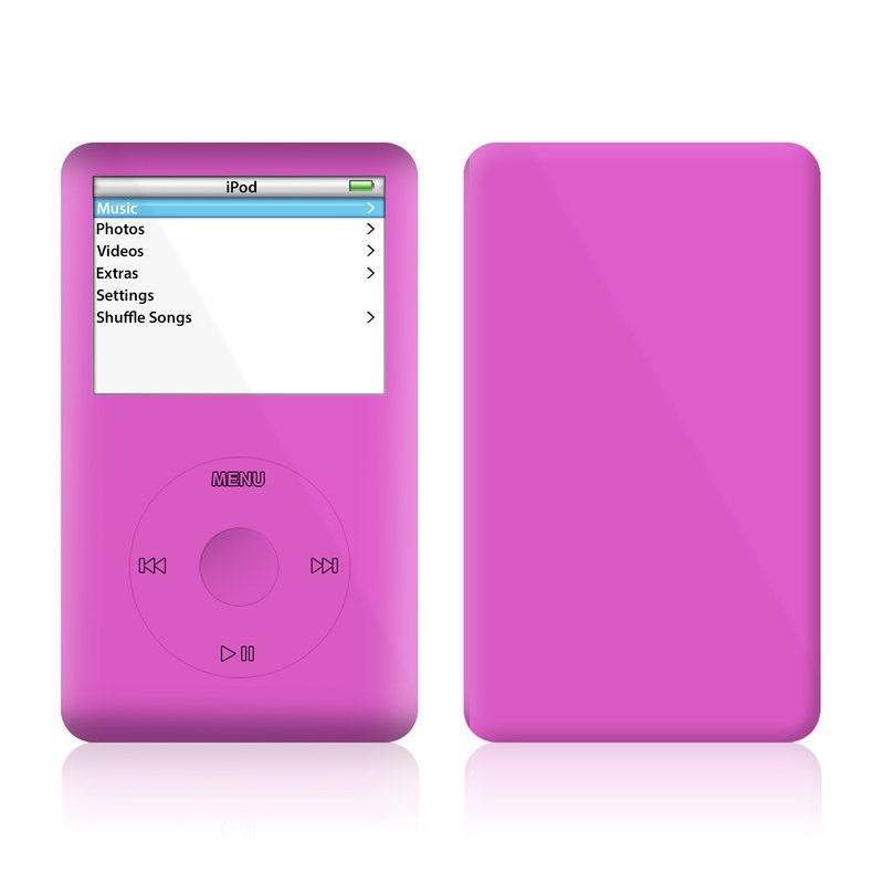 iPod 5th Gen Skin design of Violet, Pink, Purple, Red, Lilac, Magenta, Blue, Lavender, Text, Sky, with pink colors