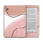 Abstract Pink and Brown Kobo Clara 2E Skin