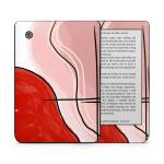 Abstract Red Kobo Clara 2E Skin