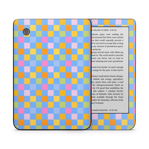 Eclectic Checker Kobo Clara 2E Skin