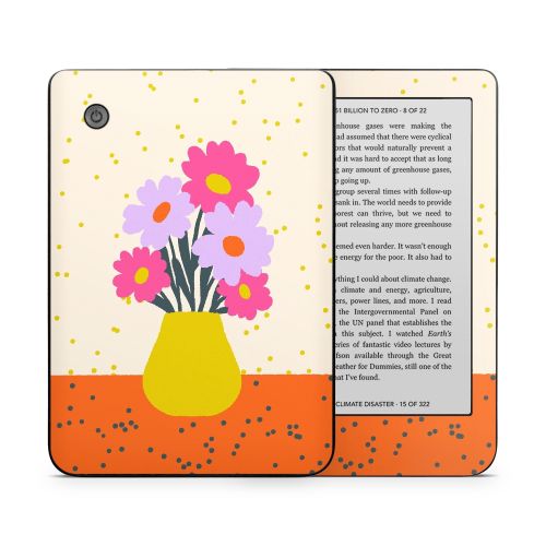 Flowers In A Vase Kobo Clara 2E Skin