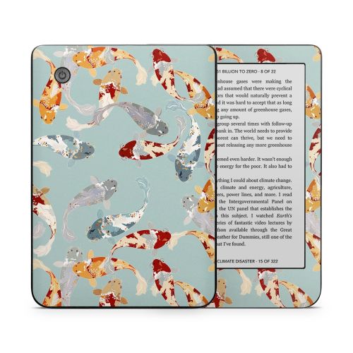 Koi Fish Pond Kobo Clara 2E Skin