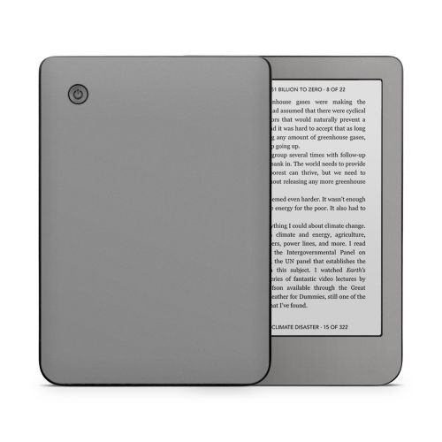 Solid State Grey Kobo Clara 2E Skin