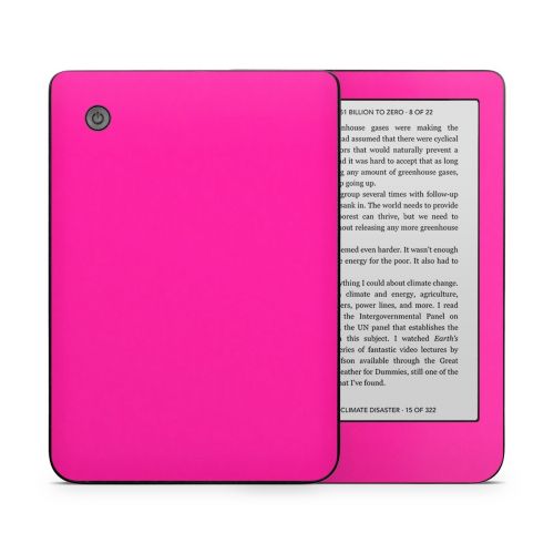 Solid State Malibu Pink Kobo Clara 2E Skin