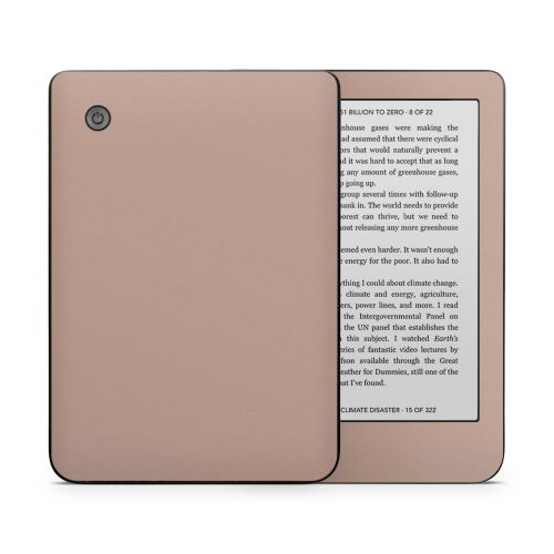 Solid State Rustic Pink Kobo Clara 2E Skin