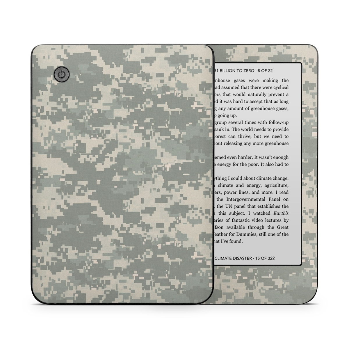 Kobo Clara 2E Skin design of Military camouflage, Green, Pattern, Uniform, Camouflage, Design, Wallpaper, with gray, green colors