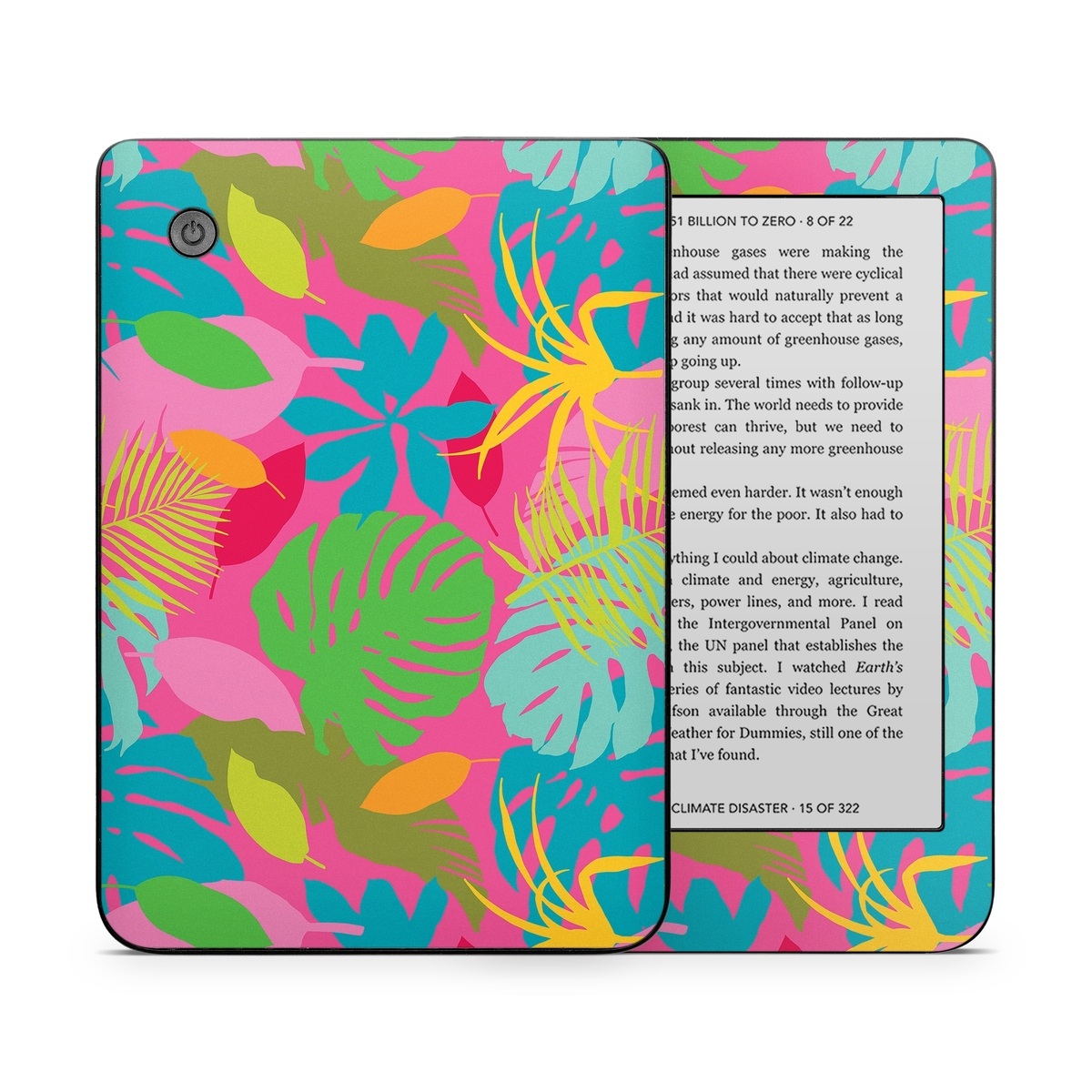 Kobo Clara 2E Skin design of Organism, Pink, Rectangle, Magenta, Aqua, Art, Symmetry, Pattern, Painting, Electric blue, with pink, green, blue, yellow, orange, red colors