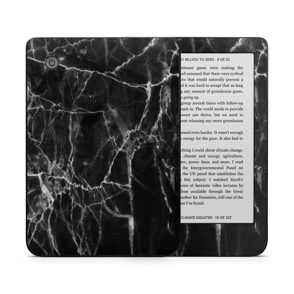 Kobo Clara 2E Skin design of Black, White, Nature, Black-and-white, Monochrome photography, Branch, Atmosphere, Atmospheric phenomenon, Tree, Sky, with black, white colors