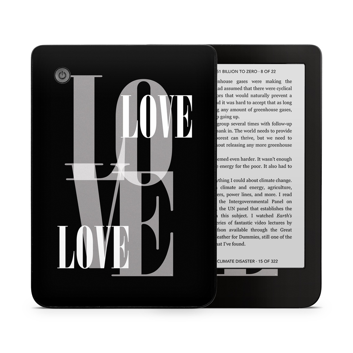 Kobo Clara 2E Skin design of Gesture, Font, Sleeve, Darkness, Logo, Brand, Graphics, Illustration, Terrestrial animal, Art, with black, white, gray colors