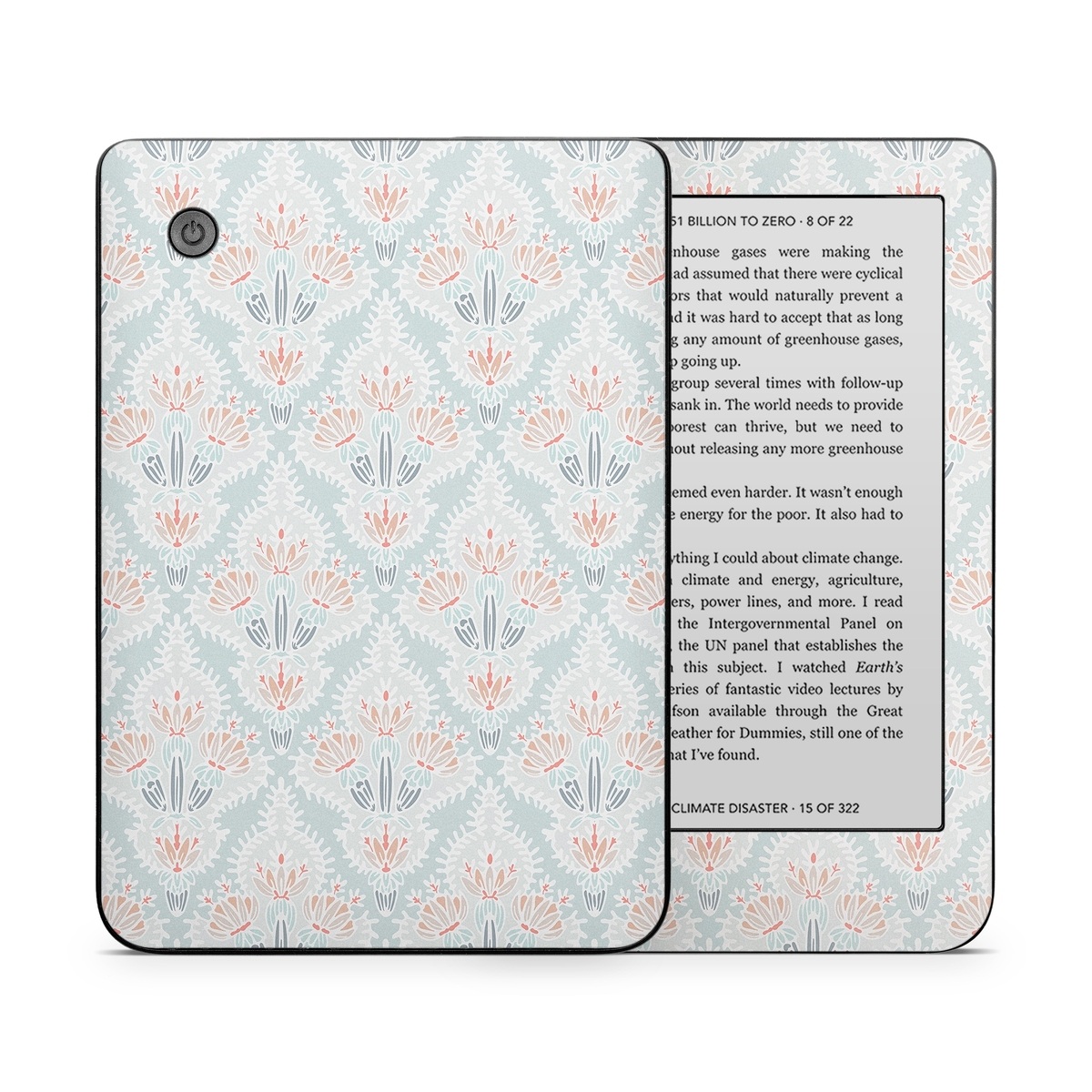 Kobo Clara 2E Skin design of Pattern, Aqua, Line, Design, Textile, Wrapping paper, Pedicel, Dahlia, Visual arts, with blue, red, white colors