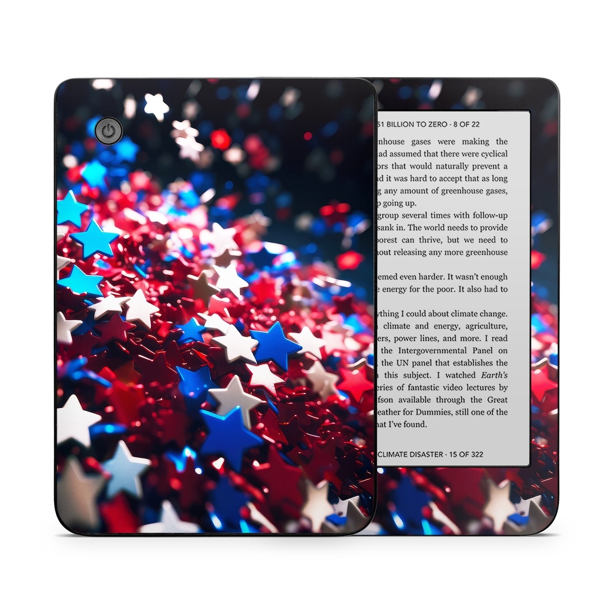 Kobo Clara 2E Skin design of Colorfulness, Petal, Plant, Magenta, Font, Electric blue, Event, Close-up, Macro photography, Flowering plant, with red, blue, white, black colors