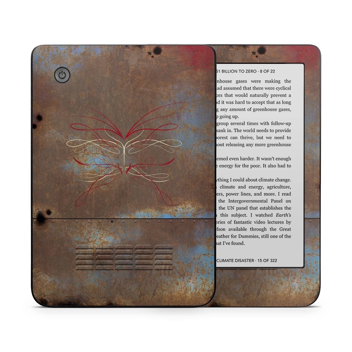 Kobo Clara 2E Skin design of Line, Visual arts, Symmetry, Concrete, Tints and shades, Painting, Art, with blue, red, yellow, brown, black colors
