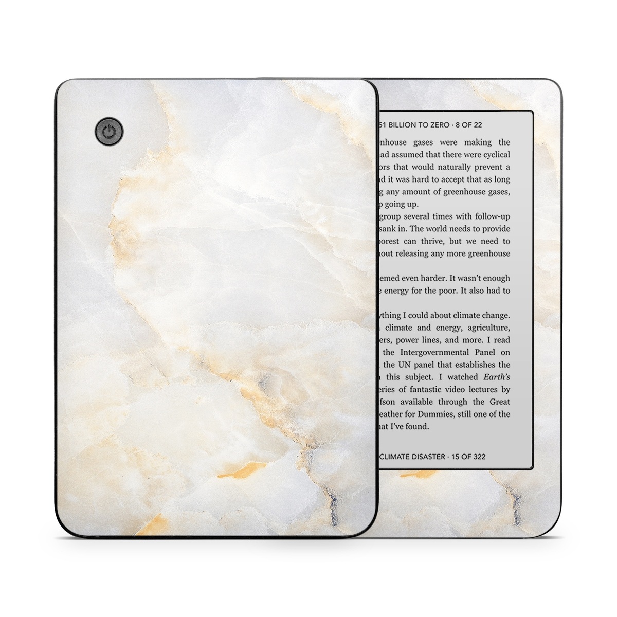 Kobo Clara 2E Skin design of White, Textile, Flooring, Marble, Paper, Pattern, Fashion accessory, Tile, with white, orange, black, yellow colors