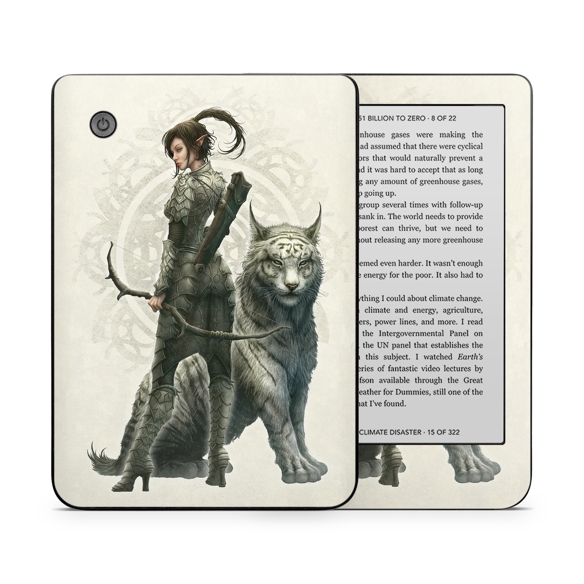 Kobo Clara 2E Skin design of Illustration, Fictional character, Drawing, Woman warrior, Art, Mythology, Sketch, with gray, black, pink, yellow, green colors